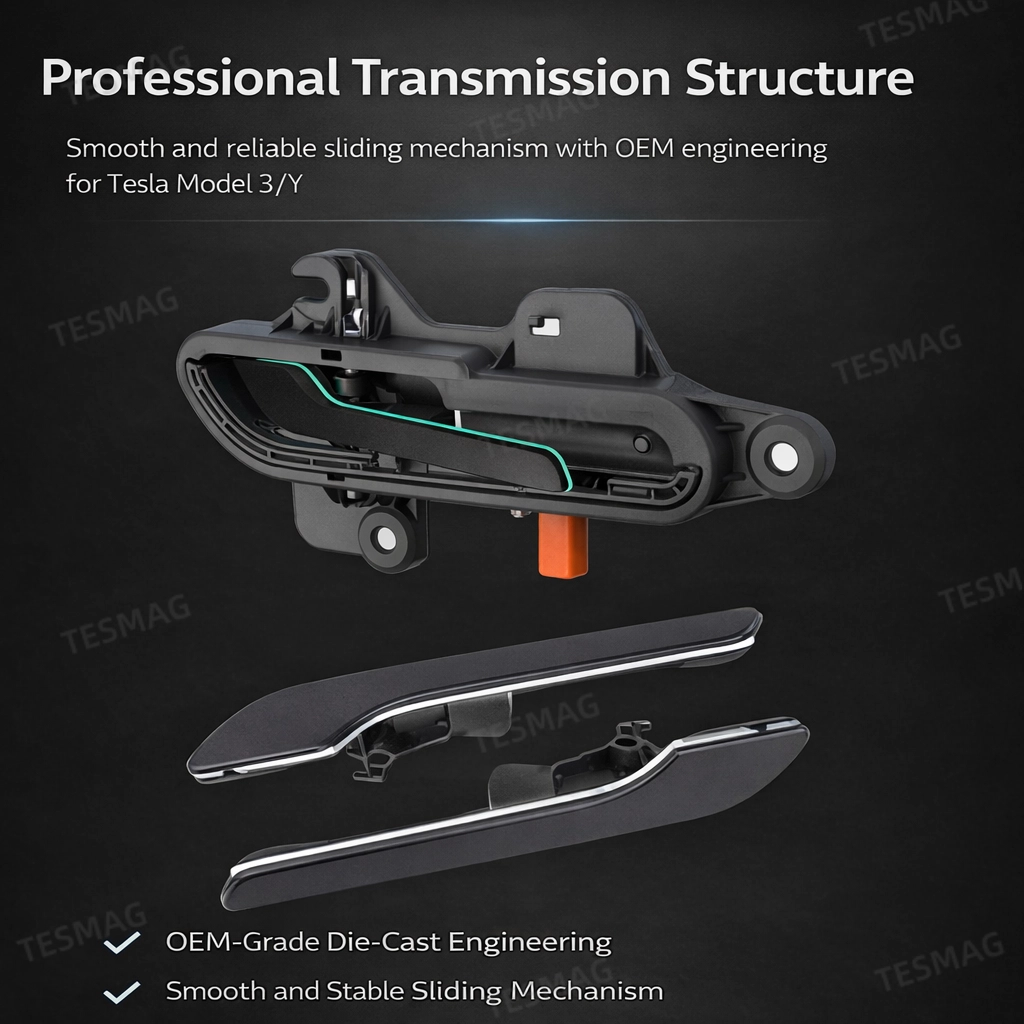 Tesla Model 3/Y Automatic RGB Door Handles – Wireless OTA Upgrade, Hands-Free Pop-Up