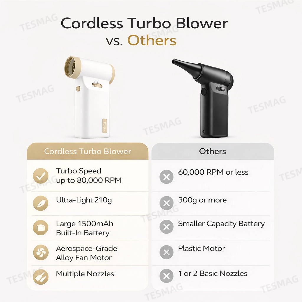 EV Cordless Turbo Blower – High-Speed Portable Air Duster