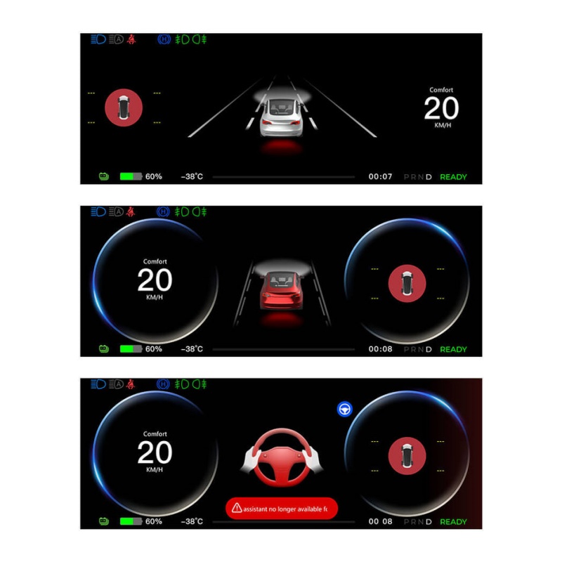 8.9 Inch Integrated Dashboard Display for Tesla Model 3/Y