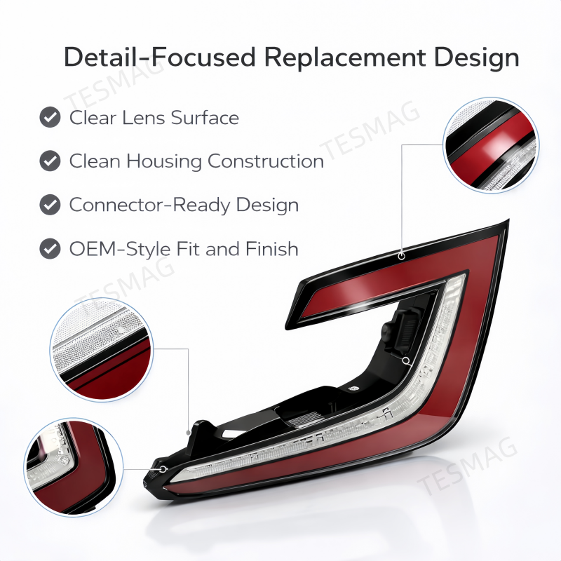 Rear Tail Light Assembly for Tesla Model 3 Highland 2024+ 1691498-00-F / 1691500-00-F