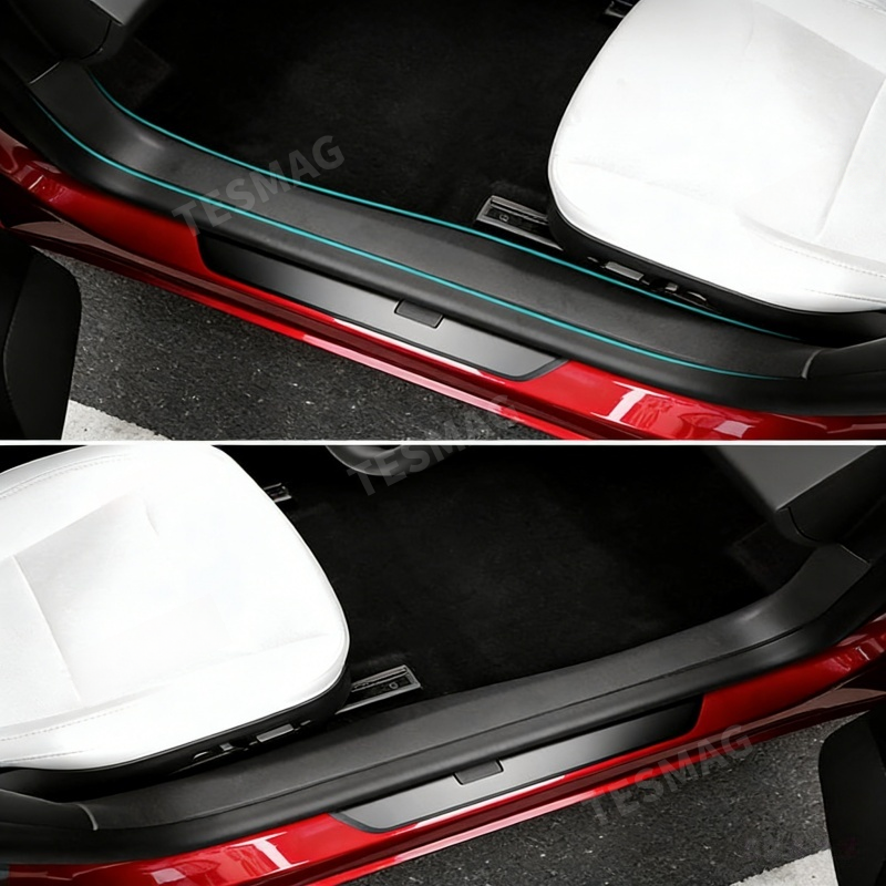 Anti-Kick Front / Rear Door Sill Protectors for Tesla Model 3 Highland 2024
