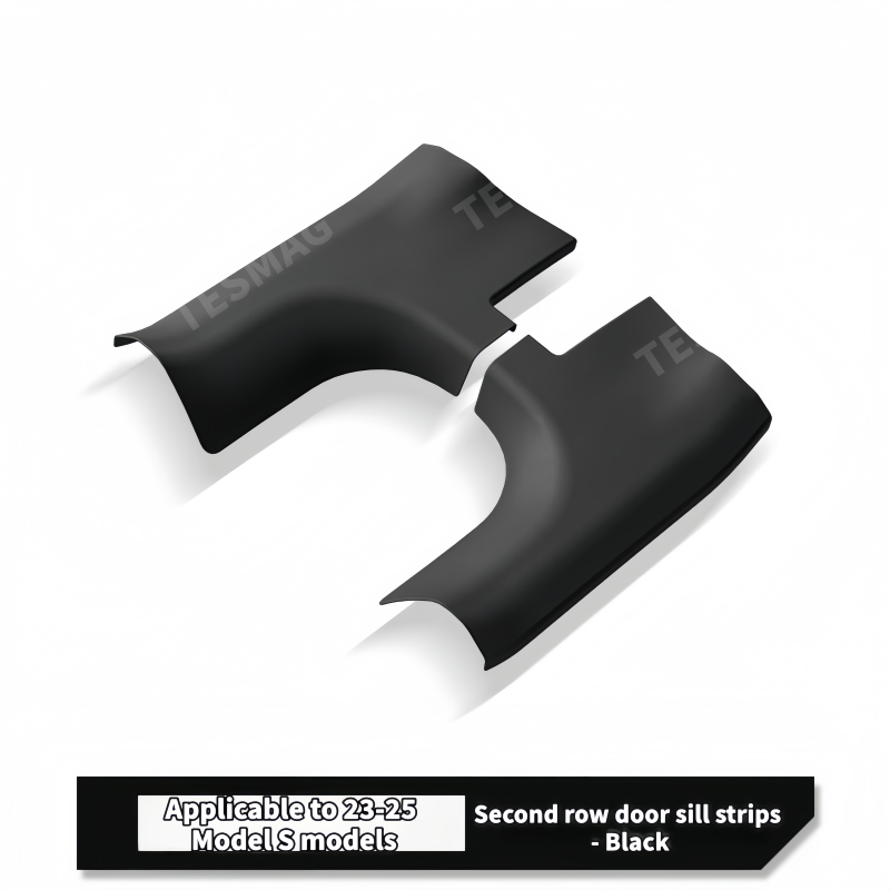 TPE Model S Door Sill Cover Rear Door Interior Protection 