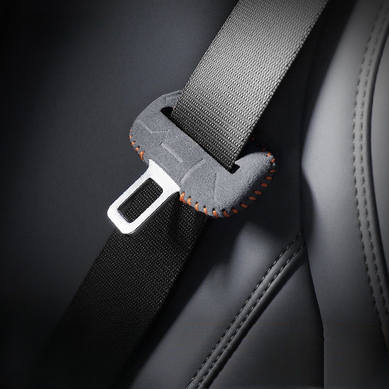 Alcantara Seat Belt Buckle Cover for Tesla Model 3 Highland