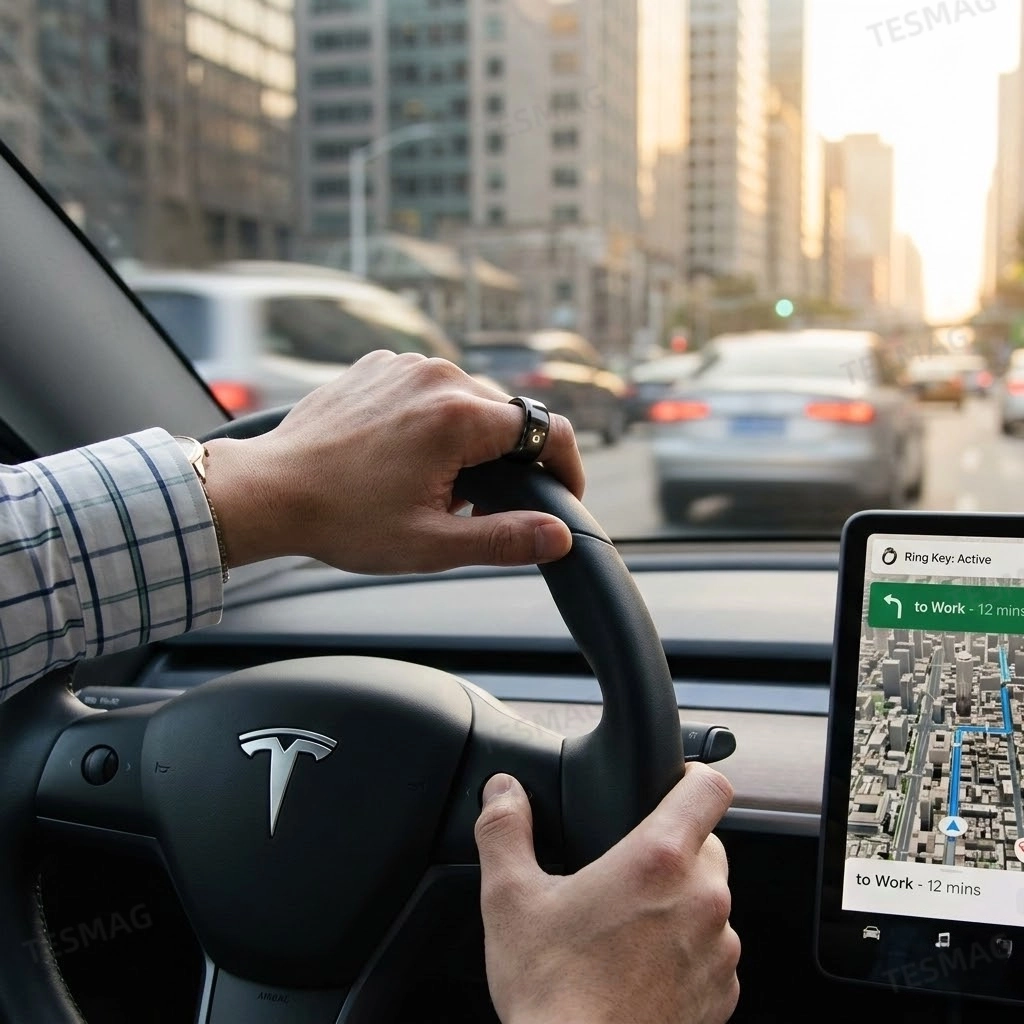 Tesla Smart Ring Key – NFC Keyless Ceramic Key for Model 3 / Highland & Model Y