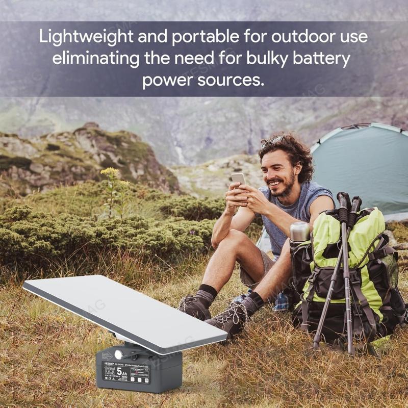 95Wh Portable Battery Power Base with Mounting Adapter for Starlink Mini
