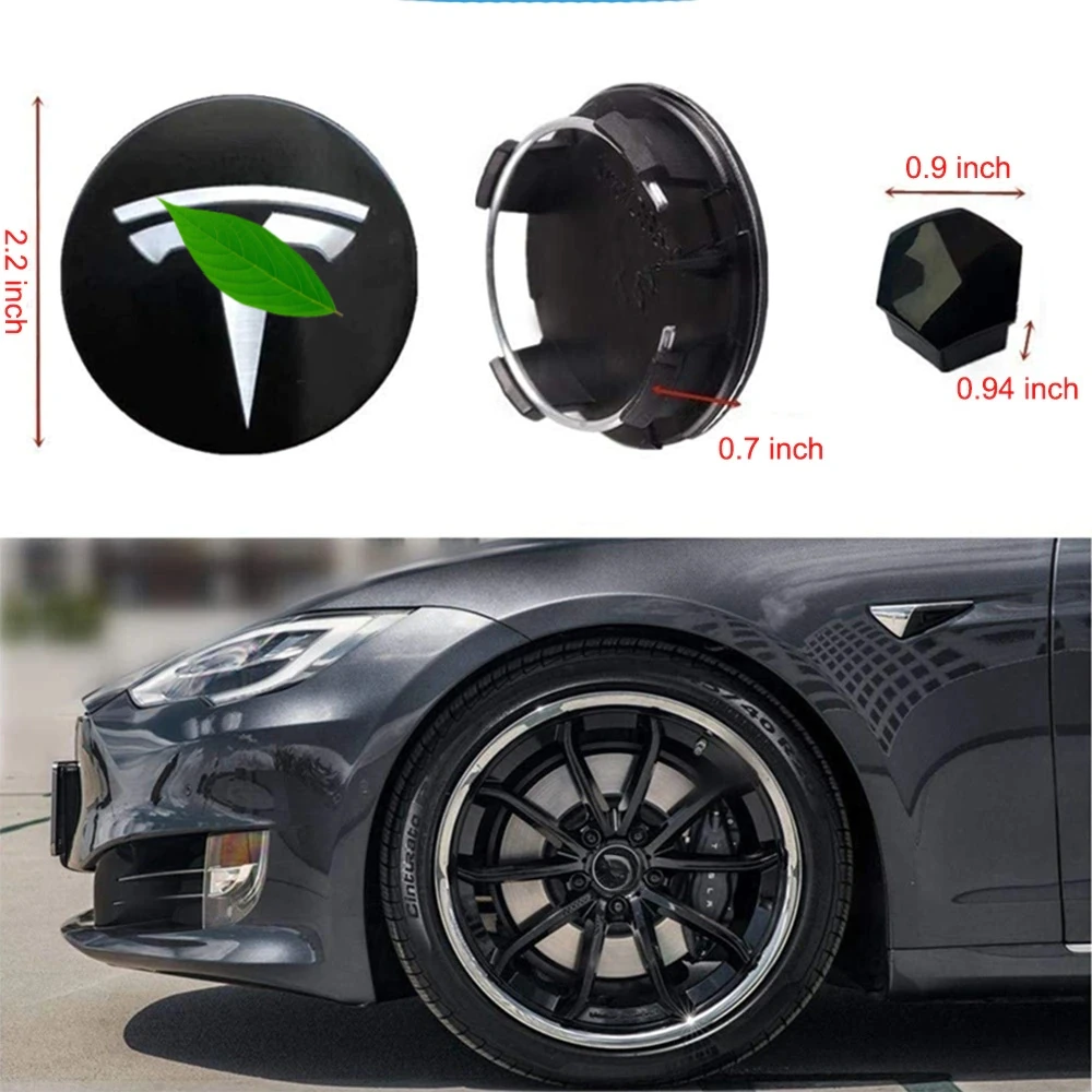 Aero Wheel Cap Kit for Tesla Model S/3/X/Y