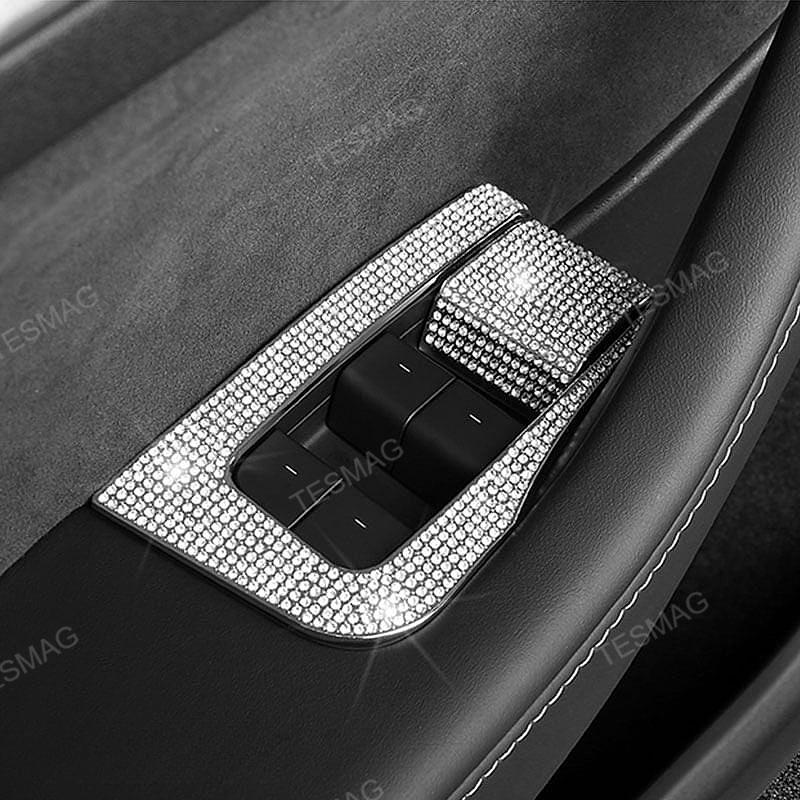 Tesla Model 3/Y window switch button diamond patch
