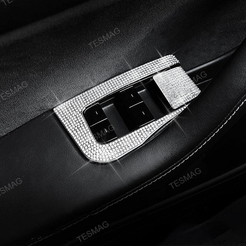 Tesla Model 3/Y window switch button diamond patch