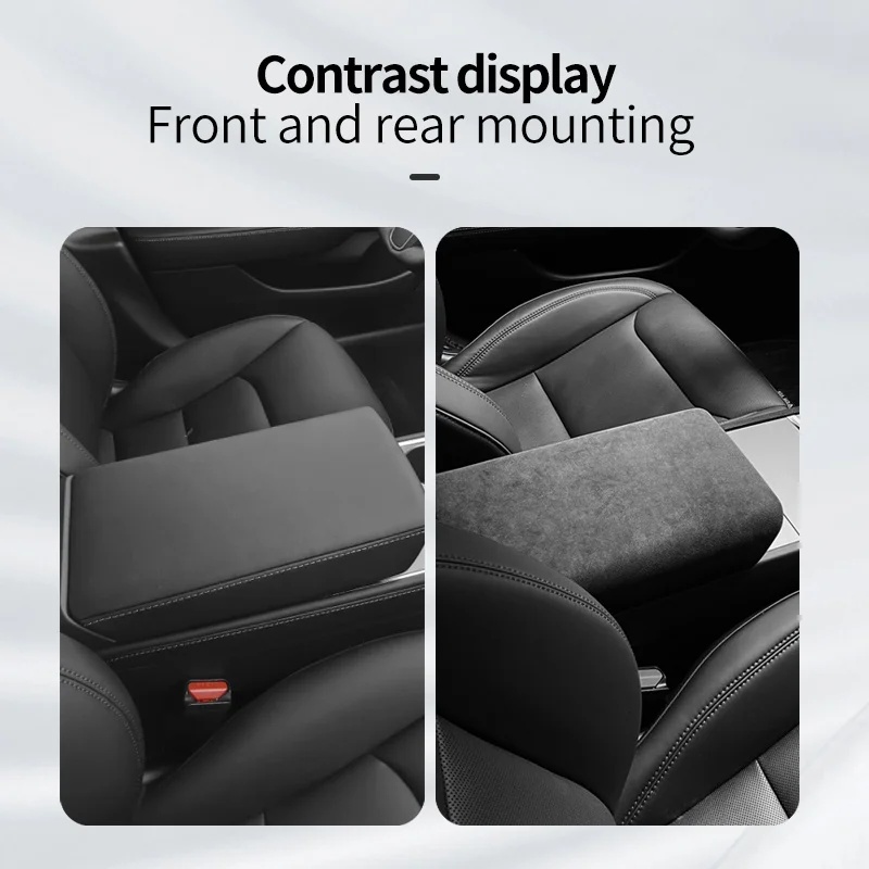 Alcantara Armrest Cover for Tesla Model 3 Highland 