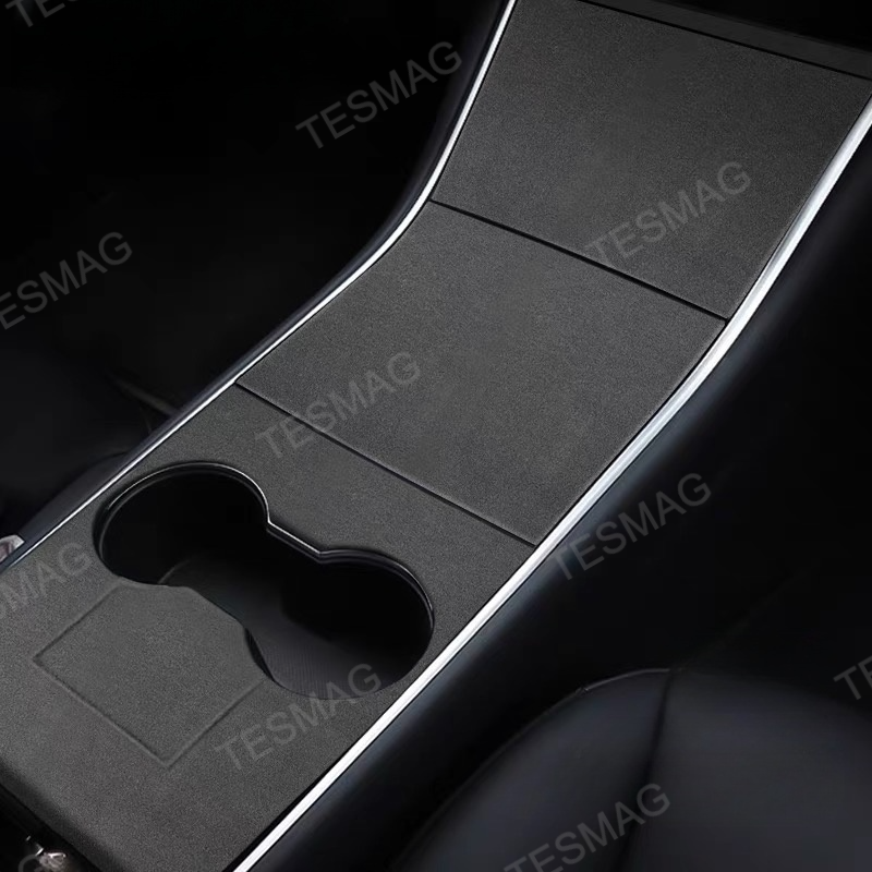 Alcantara Center Console Panel Cover for Tesla Model 3/Y