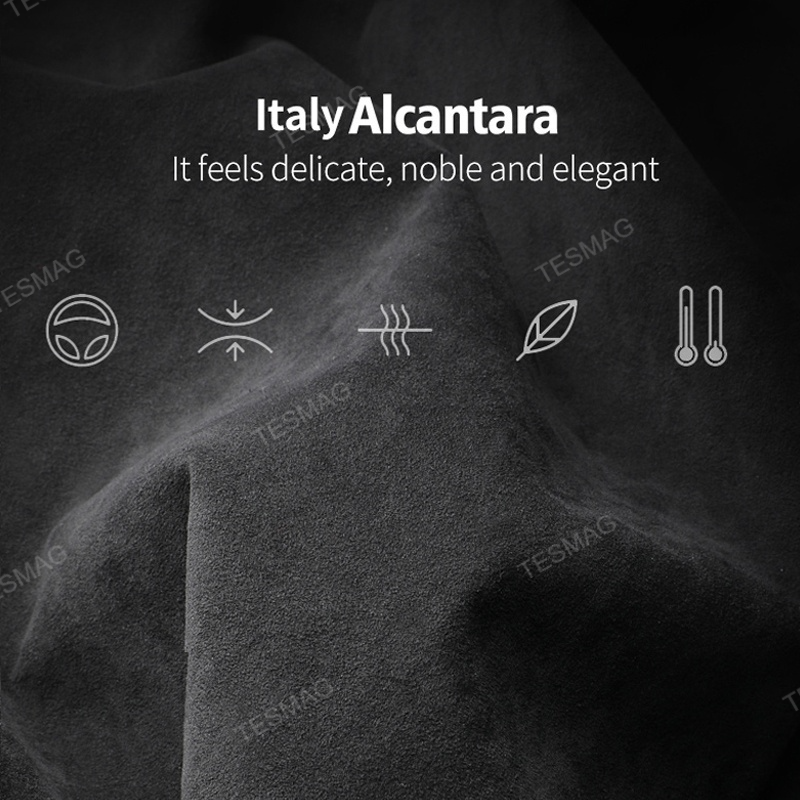 Alcantara Center Console Sliding Panel Sticker for Tesla Model 3 / Y