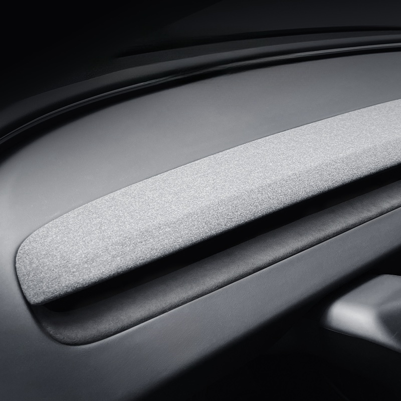 Alcantara Dash Cap Cover for Tesla Model 3 Highland-TESMAG