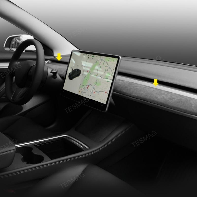 Alcantara Dashboard Cover for Tesla Model 3/Y（2017-2024）
