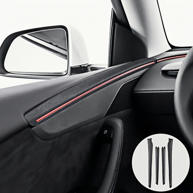 Alcantara Door Panel Cover for Tesla Model Y Juniper