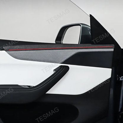 Alcantara Door Panel Cover for Tesla Model Y Juniper