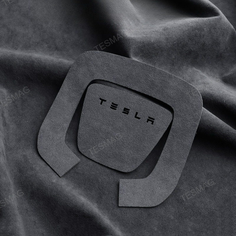 Alcantara Middle Horn Cover for Tesla Model 3 Highland