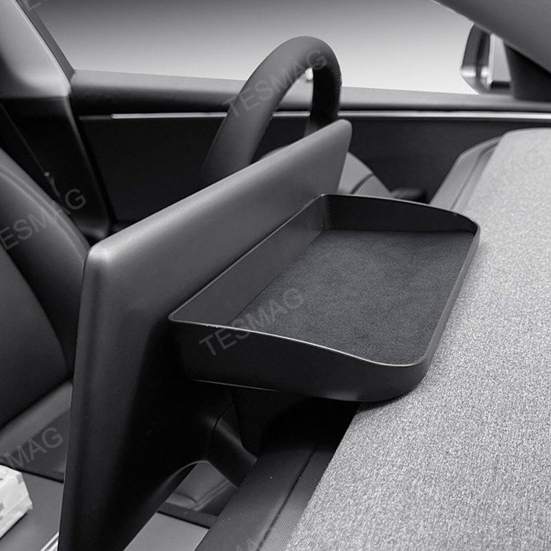 Alcantara Screen Behind Storage Box for Tesla Model 3/Y