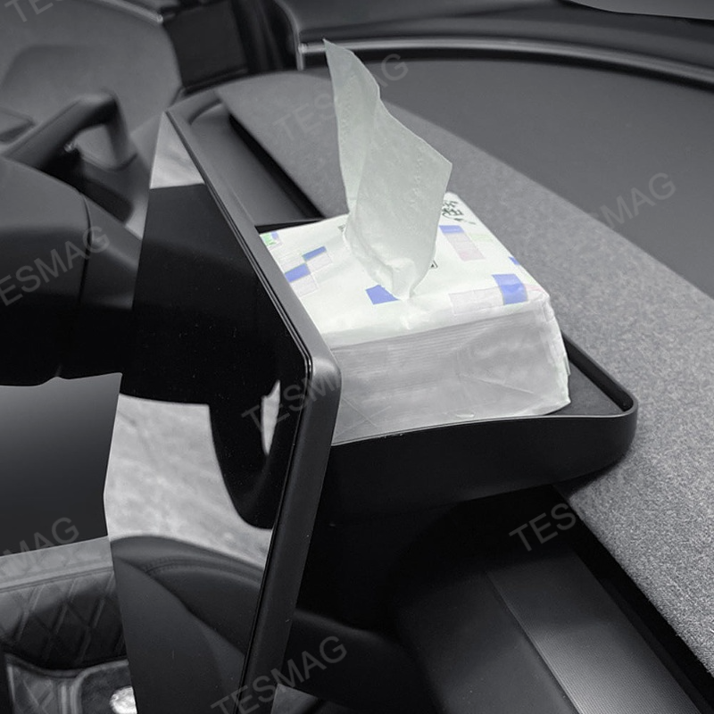 Alcantara Screen Behind Storage Box for Tesla Model 3/Y