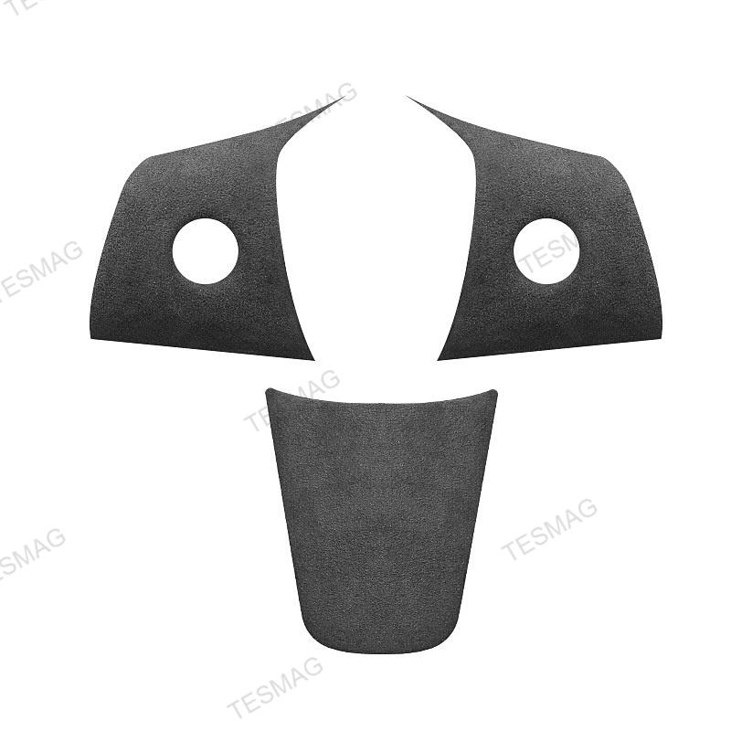 Alcantara Steering Wheel Panel Patch for Tesla Model 3/Y