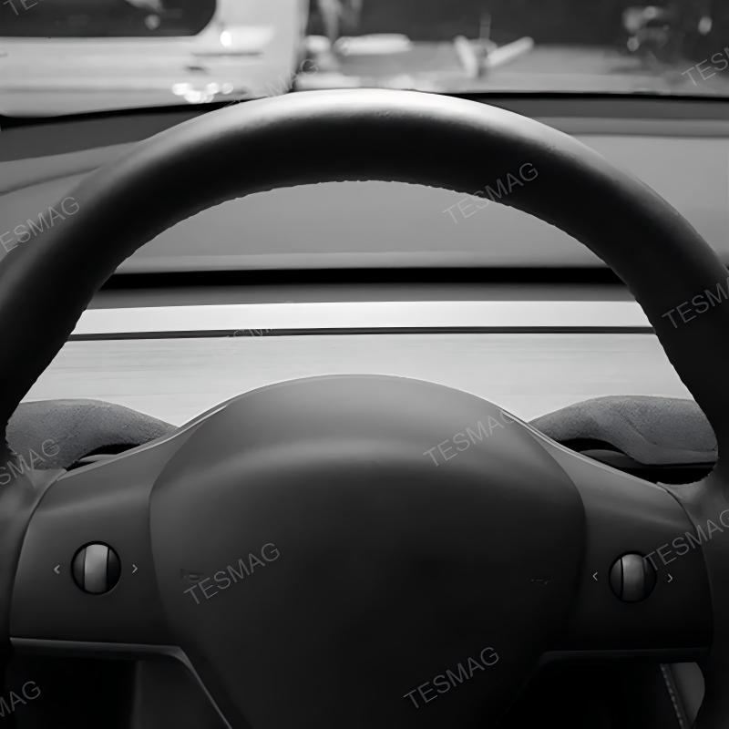 Alcantara Turn Signal Stalk Covers for Tesla Model 3/Y