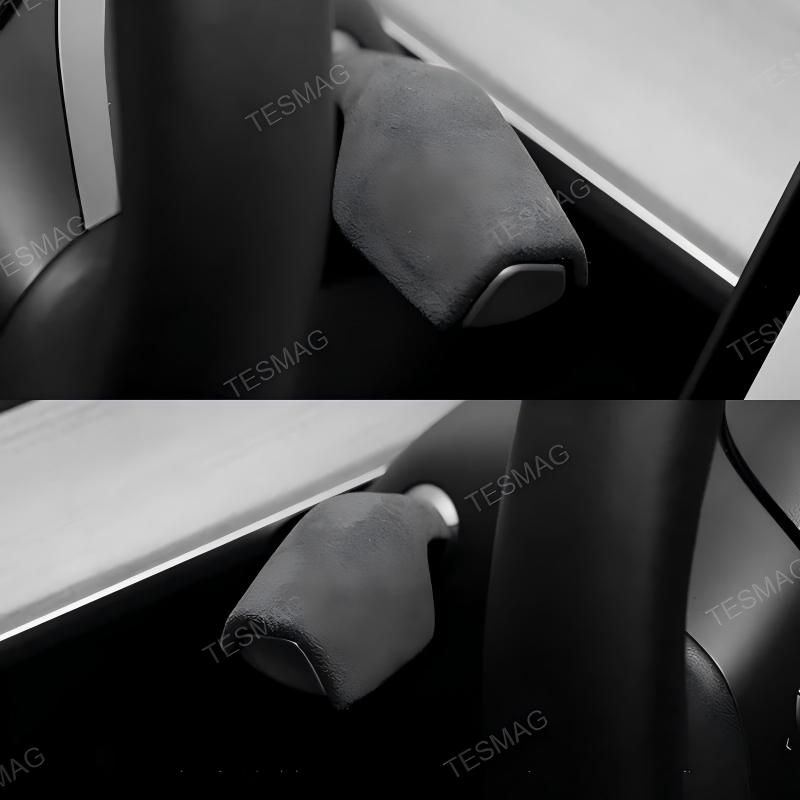 Alcantara Turn Signal Stalk Covers for Tesla Model 3/Y