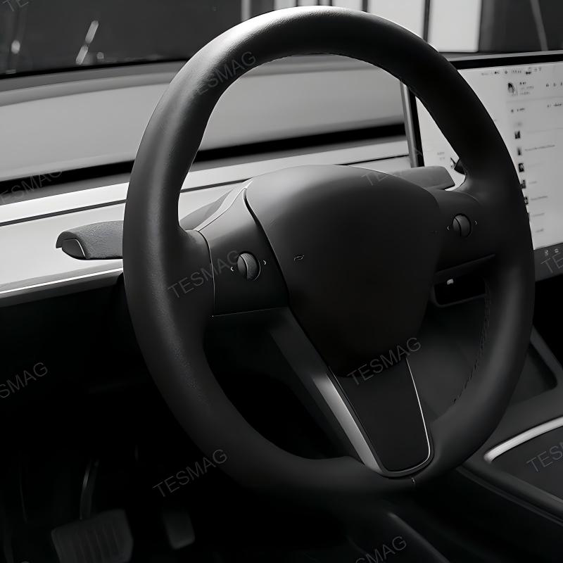 Alcantara Turn Signal Stalk Covers for Tesla Model 3/Y