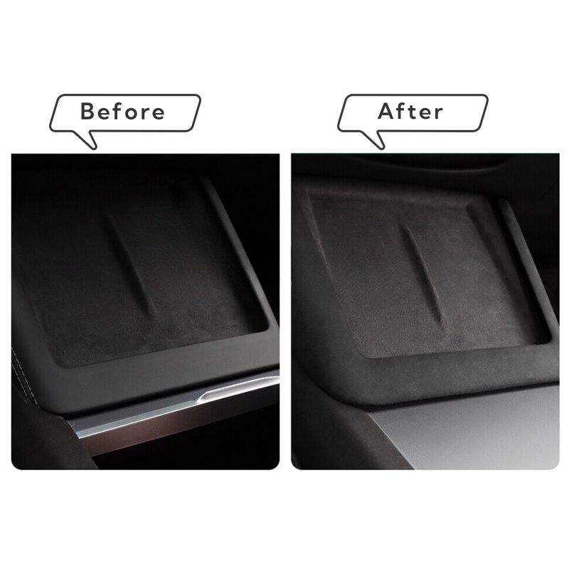 Alcantara Wireless Charging Frame Cover for Tesla Model 3 Highland