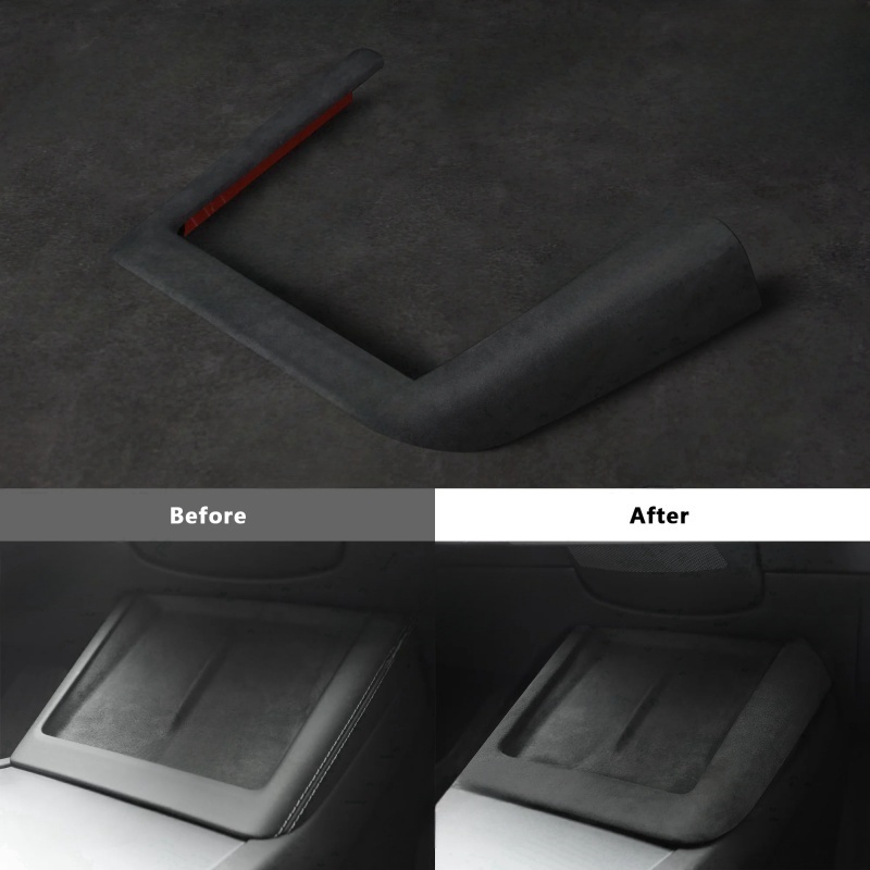 Alcantara Wireless Charging Frame Cover for Tesla Model 3 Highland