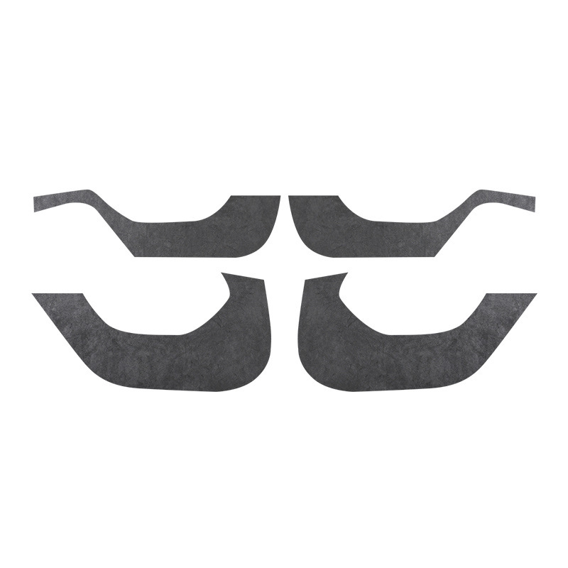 Alcantara door kick protection mat for Tesla Model 3/Y