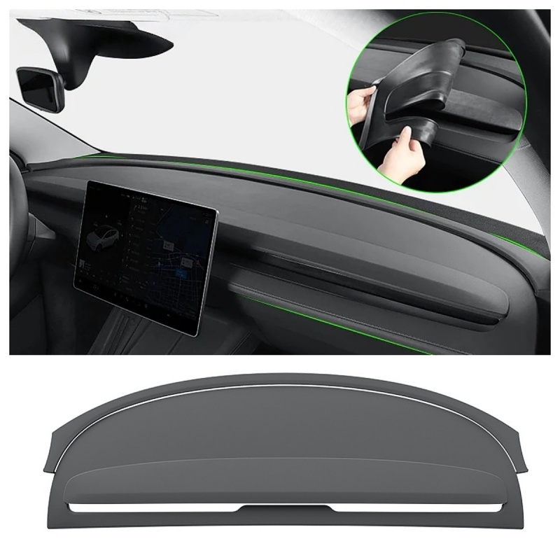 All-Inclusive Silicone Dashboard Cover for Tesla Model 3/Y