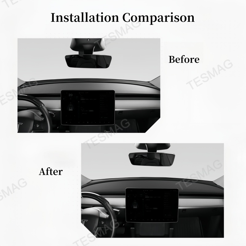 All-Inclusive Silicone Dashboard Cover for Tesla Model 3/Y