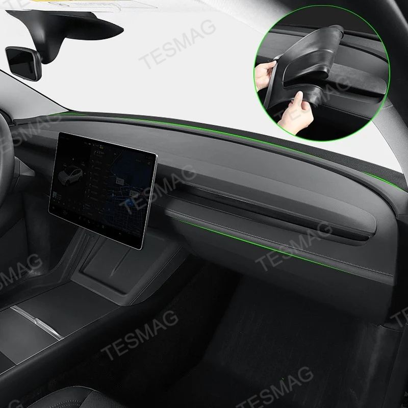 All-Inclusive Silicone Dashboard Cover for Tesla Model 3/Y