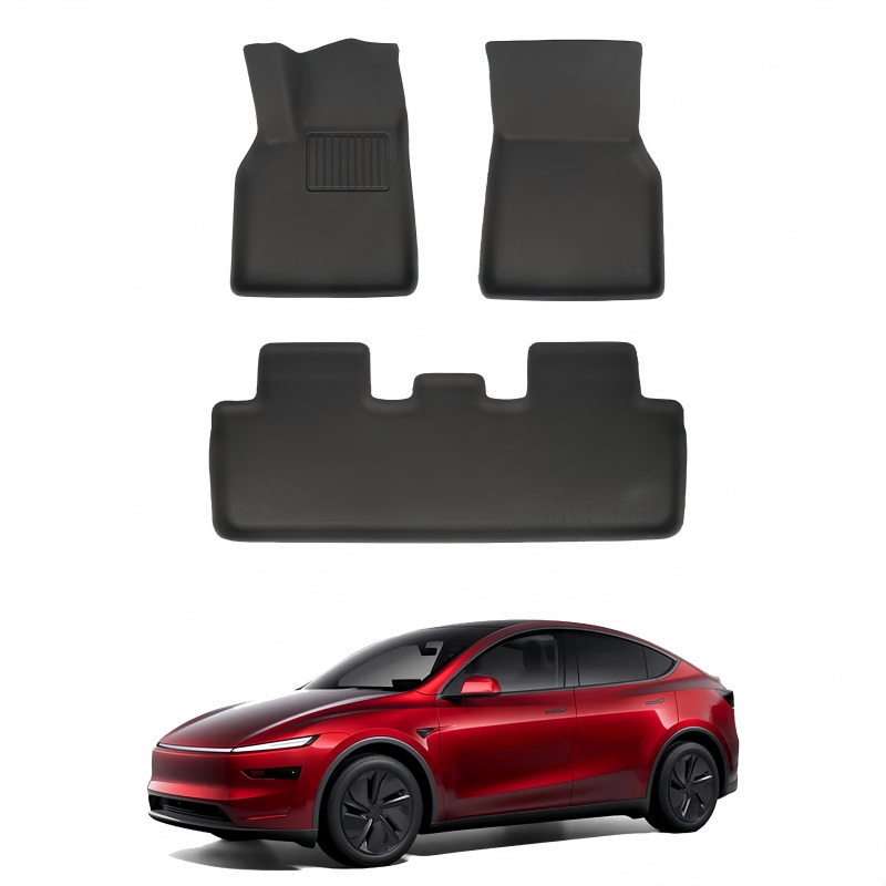 All Weather Floor Mats Set for Tesla Model Y Juniper 2025+