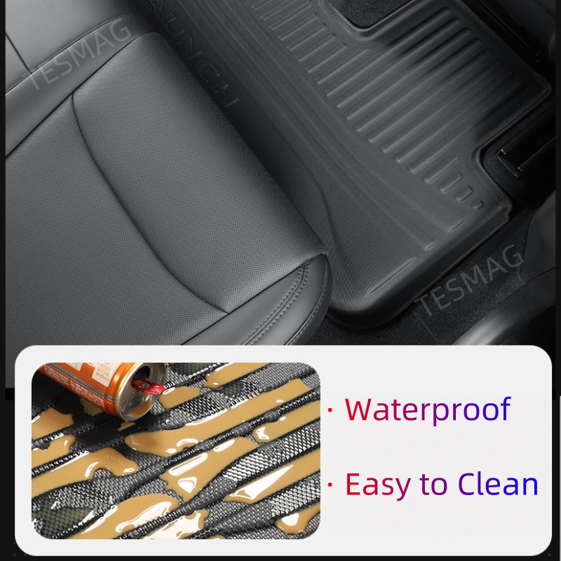 All Weather TPE Floor Mats for Tesla Model Y Juniper 2025+