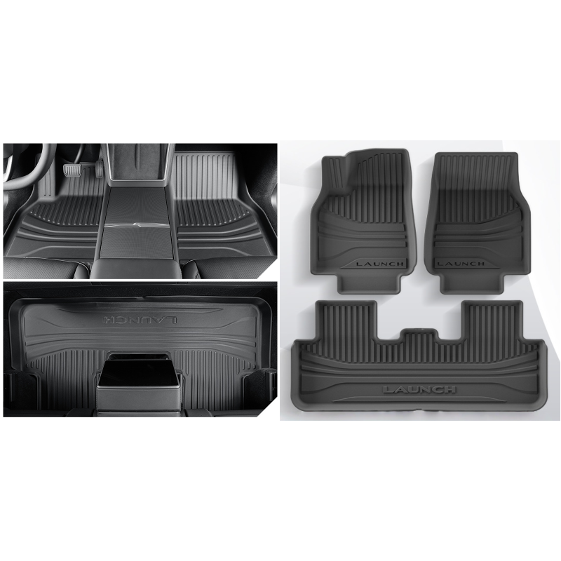 All Weather TPE Floor Mats for Tesla Model Y Juniper 2025+