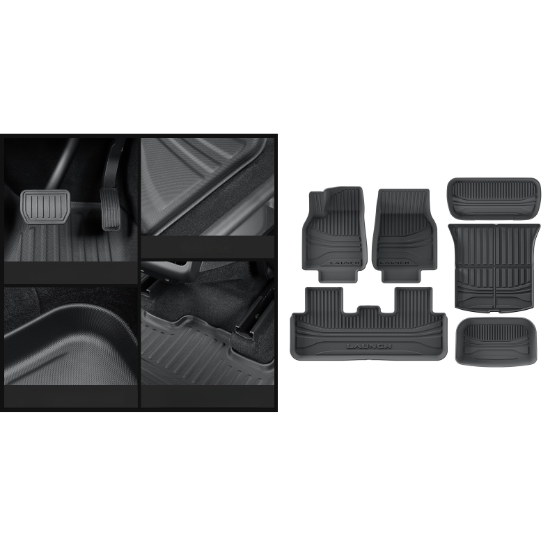 All Weather TPE Floor Mats for Tesla Model Y Juniper 2025+