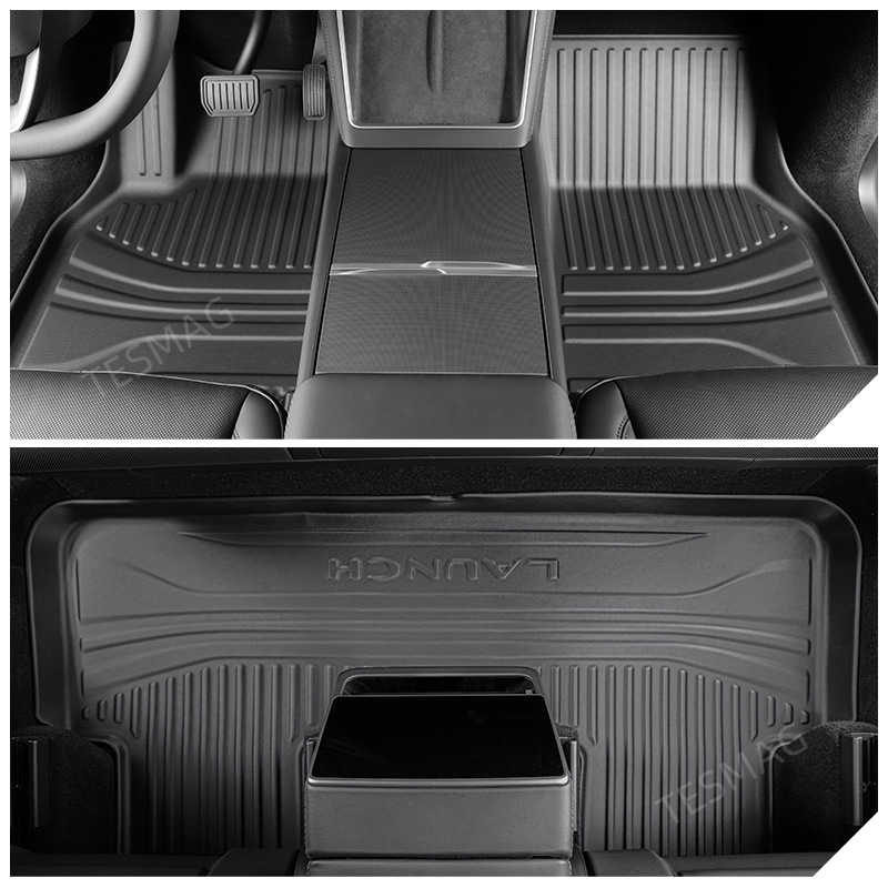 All Weather TPE Floor Mats for Tesla Model Y Juniper 2025+