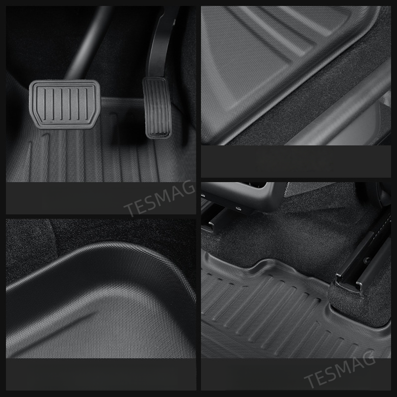 All Weather TPE Floor Mats for Tesla Model Y Juniper 2025+