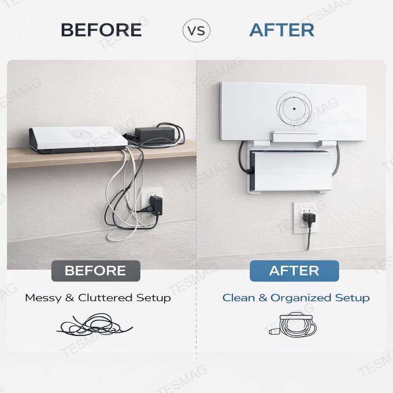 All-in-One Router & Power Supply Wall Mount Kit for Starlink Gen 3