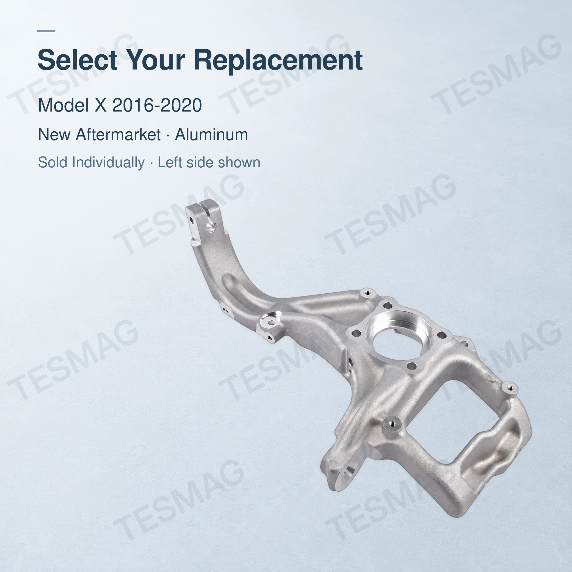 Front Steering Knuckle for Tesla Model X 2016-2020 1027311-00-F / 1027316-00-F