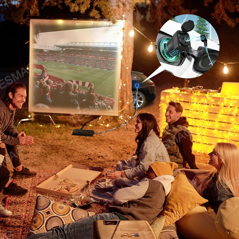 American J1772 V2L Power Outlet Adapter – EV Discharger Converter