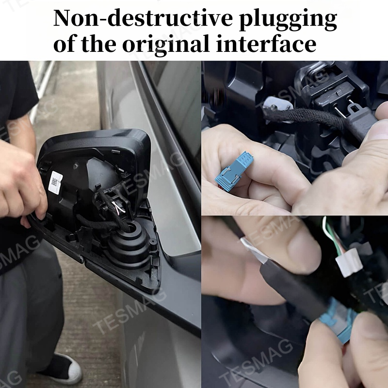 Angel Wing Mirror Welcome Lights for Tesla Model 3/Y