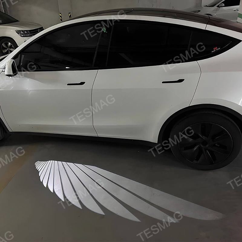 Angel Wing Mirror Welcome Lights for Tesla Model 3/Y