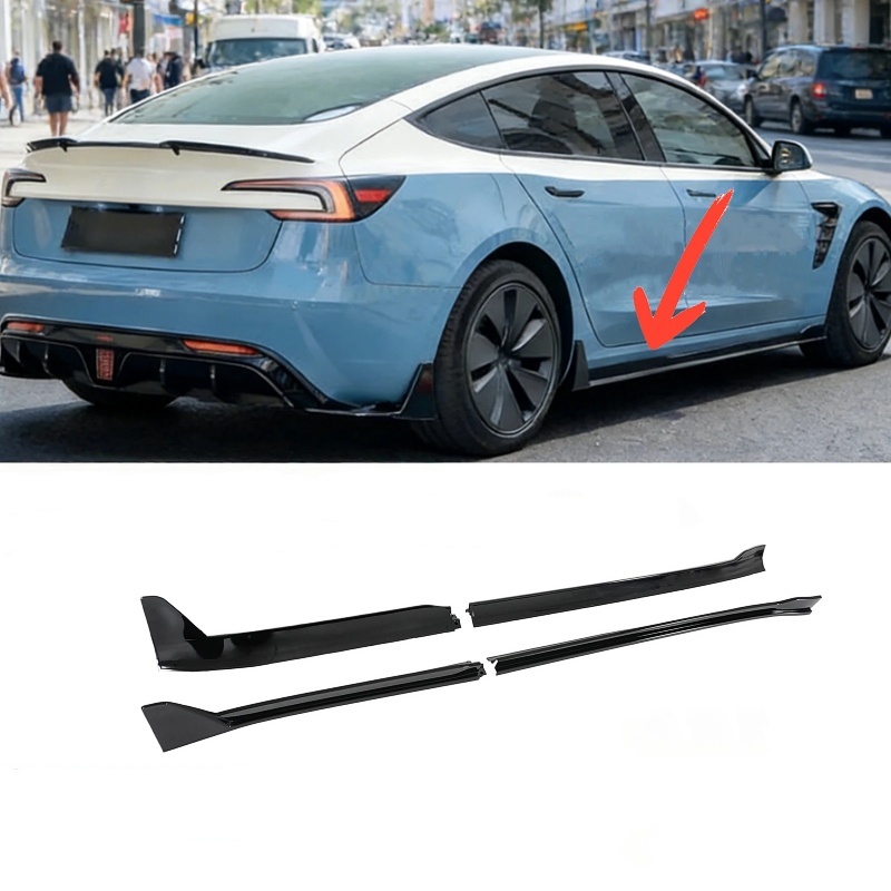 Anti-Scratch Side Skirt Cover Kit for Tesla Model 3 Highland