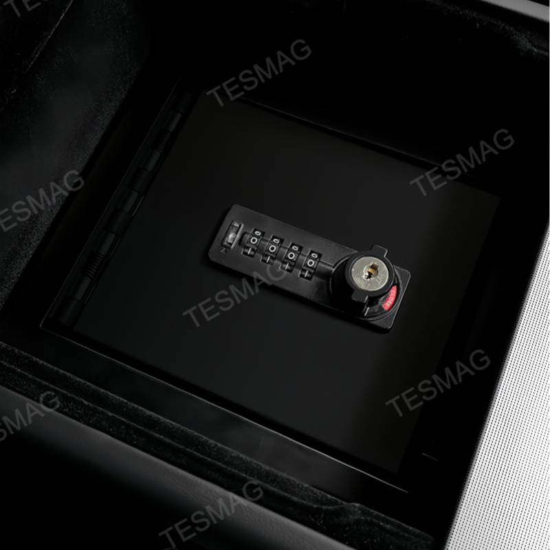 Anti-Theft Center Console Lock Box for Tesla Model 3 Highland/Model Y Juniper