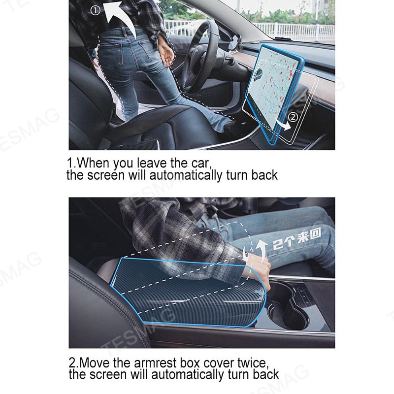 Automatic Swivel Screen Holder for Tesla Model 3/Y