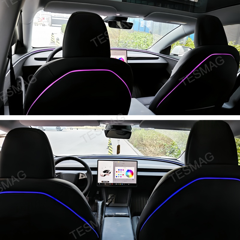 Back Seat Ambient Lights for Tesla Model 3 Highland/Model Y Juniper