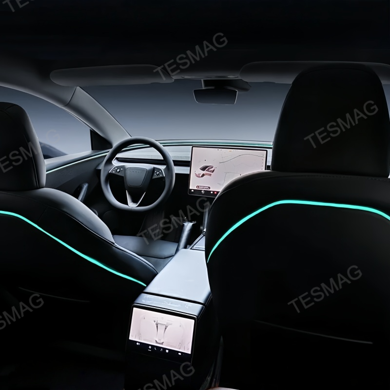 Back Seat Ambient Lights for Tesla Model 3 Highland/Model Y Juniper