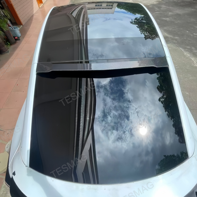 Bat Carbon Fiber Rear Roof Spoiler for Tesla Model Y