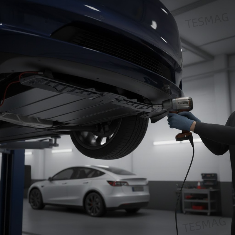 Battery Guard Shield Iron Bracket for Tesla Model 3/Y 2021-2023 | 1452325-01-B 1100055-01-C